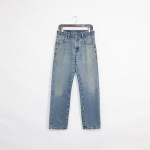 Vintage Y2K Wrangler Straight Leg Jeans 30x30 - Faded Distressed Light Wash USA
